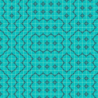 Soyut Geometrik Desen üretken hesaplama sanatı çizimi