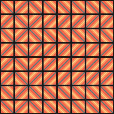 Soyut Geometrik Desen üretken hesaplama sanatı çizimi