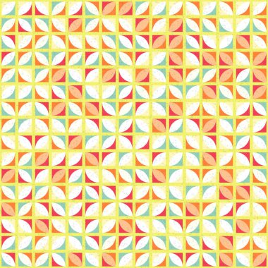 Soyut Geometrik Desen üretken hesaplama sanatı çizimi