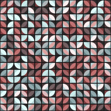 Soyut Geometrik Desen üretken hesaplama sanatı çizimi