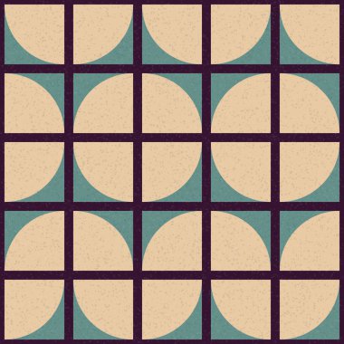 Soyut Geometrik Desen üretken hesaplama sanatı çizimi