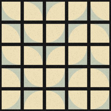 Soyut Geometrik Desen üretken hesaplama sanatı çizimi