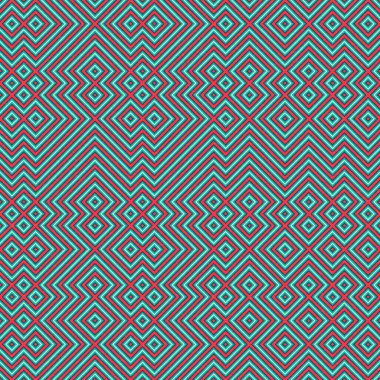 Soyut Geometrik Desen üretken hesaplama sanatı çizimi