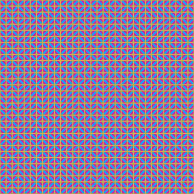 Soyut Geometrik Desen üretken hesaplama sanatı çizimi