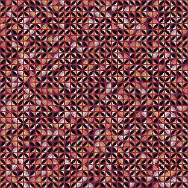 Soyut Geometrik Desen üretken hesaplama sanatı çizimi