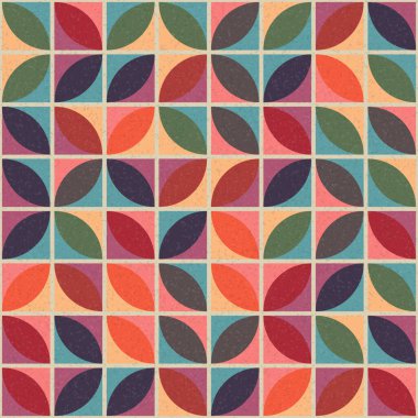 Soyut Geometrik Desen üretken hesaplama sanatı çizimi