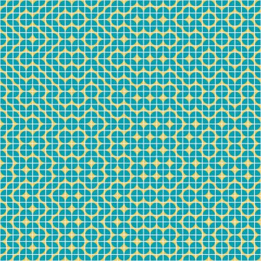 Soyut Geometrik Desen üretken hesaplama sanatı çizimi