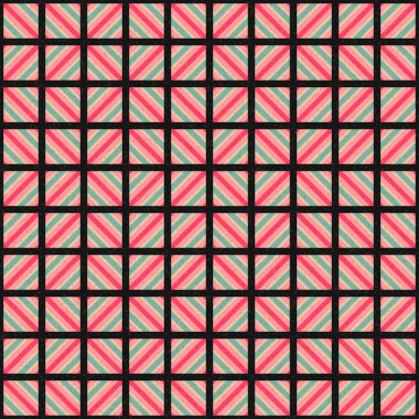 Soyut Geometrik Desen üretken hesaplama sanatı çizimi