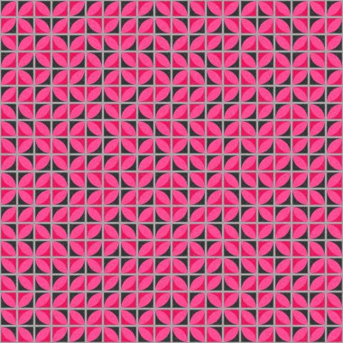 Soyut Geometrik Desen üretken hesaplama sanatı çizimi