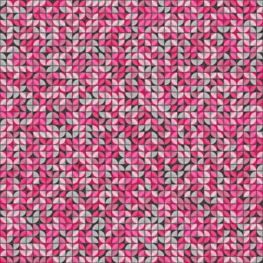 Soyut Geometrik Desen üretken hesaplama sanatı çizimi