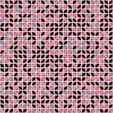 Soyut Geometrik Desen üretken hesaplama sanatı çizimi