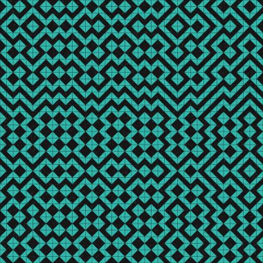 Soyut Geometrik Desen üretken hesaplama sanatı çizimi