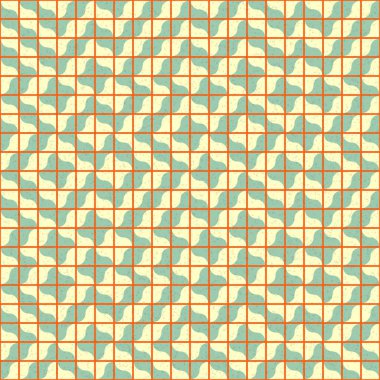 Soyut Geometrik Desen üretken hesaplama sanatı çizimi