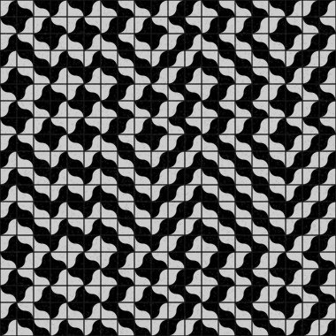 Soyut Geometrik Desen üretken hesaplama sanatı çizimi