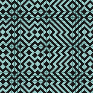 Soyut Geometrik Desen üretken hesaplama sanatı çizimi