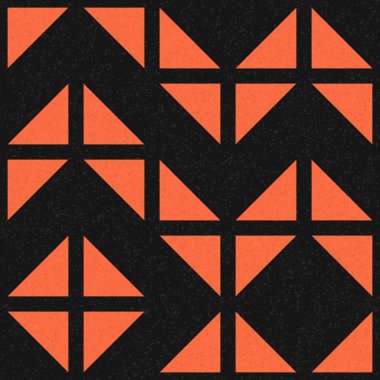 Soyut Geometrik Desen üretken hesaplama sanatı çizimi