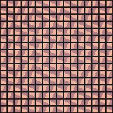 Soyut Geometrik Desen üretken hesaplama sanatı çizimi