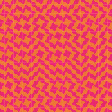 Soyut Geometrik Desen üretken hesaplama sanatı çizimi