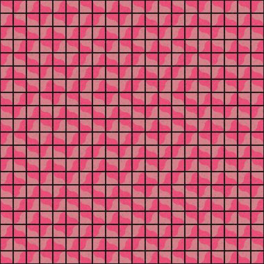 Soyut Geometrik Desen üretken hesaplama sanatı çizimi