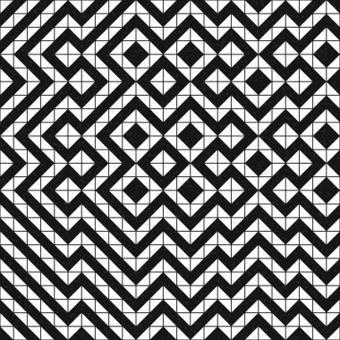 Soyut Geometrik Desen üretken hesaplama sanatı çizimi