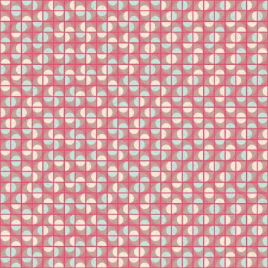 Soyut Geometrik Desen üretken hesaplama sanatı çizimi