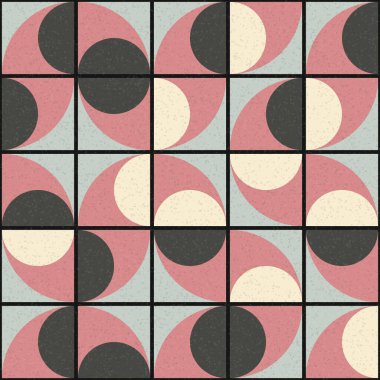 Soyut Geometrik Desen üretken hesaplama sanatı çizimi