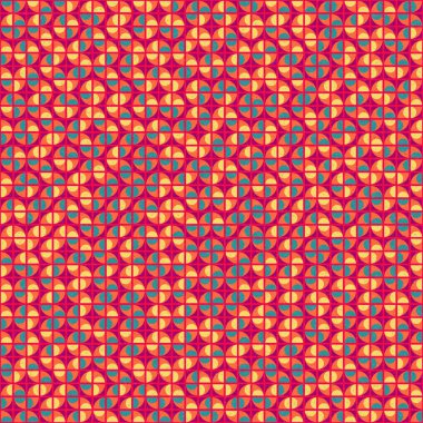 Soyut Geometrik Desen üretken hesaplama sanatı çizimi