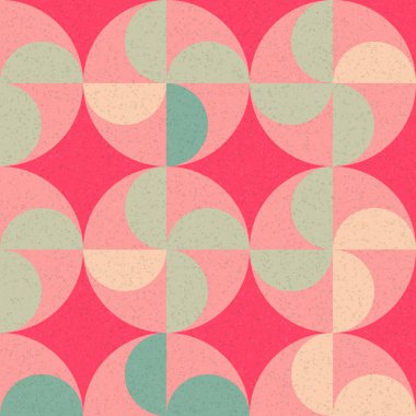 Soyut renk geometrik mozaik desen üretici hesaplama sanatı illüstrasyonu, fayans renk parçalarının taklit edilmesi