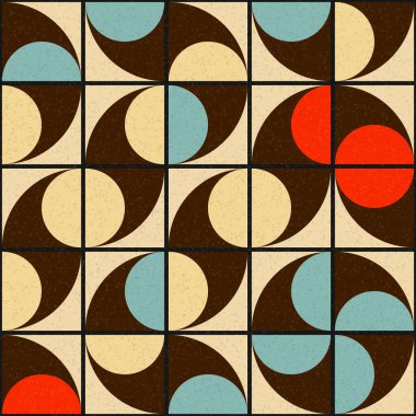 Soyut Geometrik Desen üretken hesaplama sanatı çizimi