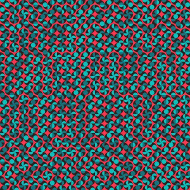 Soyut Geometrik Desen üretken hesaplama sanatı çizimi