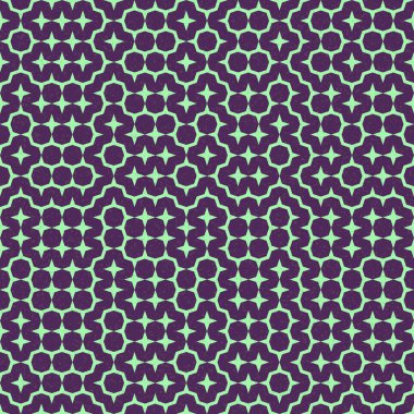 Soyut renk geometrik mozaik desen üretici hesaplama sanatı illüstrasyonu, fayans renk parçalarının taklit edilmesi