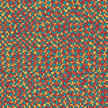 Soyut Geometrik Desen üretken hesaplama sanatı çizimi