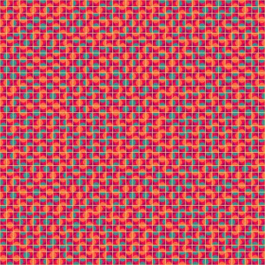 Soyut Geometrik Desen, hesaplama sanatı çizimi