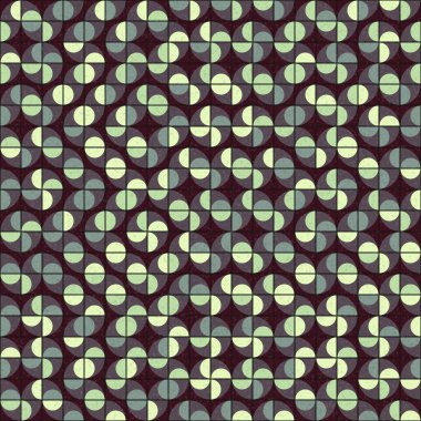 Soyut Geometrik Desen üretken hesaplama sanatı çizimi