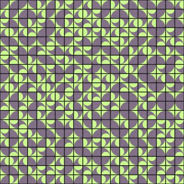 Soyut Geometrik Desen üretken hesaplama sanatı çizimi