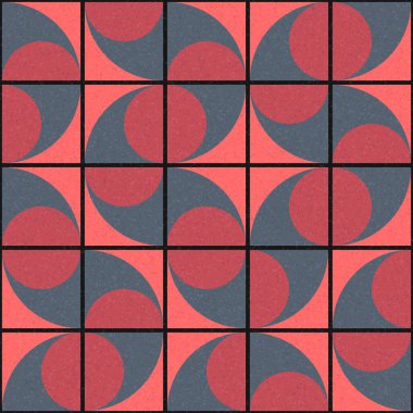 Soyut Geometrik Desen üretken hesaplama sanatı çizimi