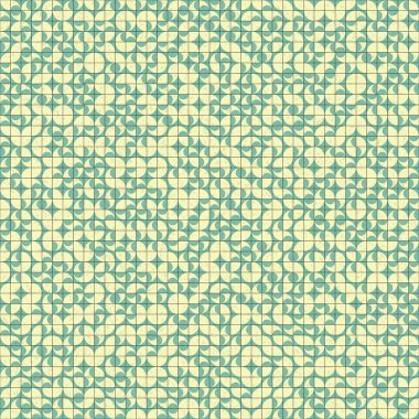 Soyut Geometrik Desen üretken hesaplama sanatı çizimi