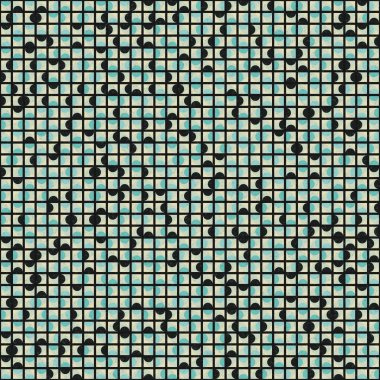 soyut geometrik desen, hesaplama sanatı illüstrasyonu