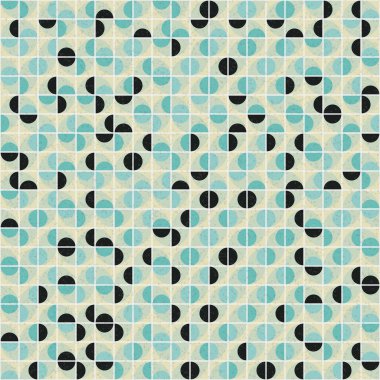 Soyut Geometrik Desen üretken hesaplama sanatı çizimi