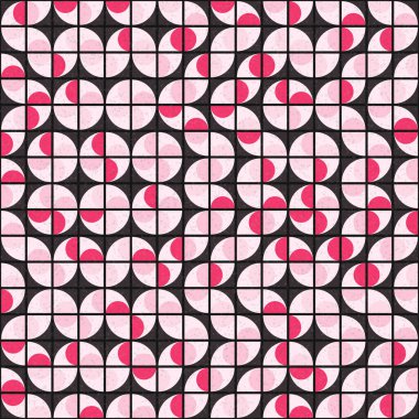 Soyut Geometrik Desen üretken hesaplama sanatı çizimi