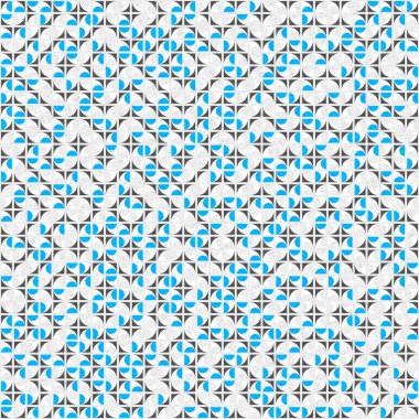 Soyut Geometrik Desen üretken hesaplama sanatı çizimi