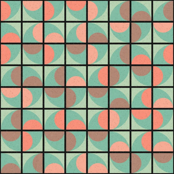 Abstraktes Geometrisches Muster Generative Computergestützte Illustration — Stockvektor