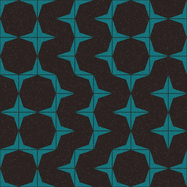 Soyut renk geometrik mozaik desen üretici hesaplama sanatı illüstrasyonu, fayans renk parçalarının taklit edilmesi