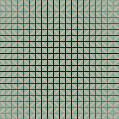 Soyut Geometrik Desen üretken hesaplama sanatı çizimi