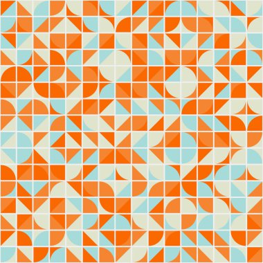 Soyut Geometrik Desen üretken hesaplama sanatı çizimi