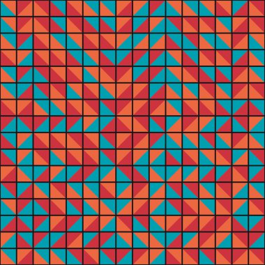 Soyut Geometrik Desen üretken hesaplama sanatı çizimi