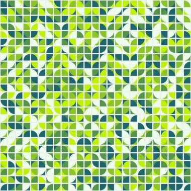 Soyut Geometrik Desen üretken hesaplama sanatı çizimi