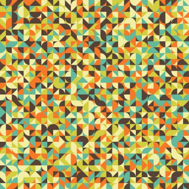 Soyut Geometrik Desen üretken hesaplama sanatı çizimi