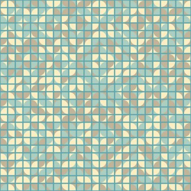 Soyut Geometrik Desen üretken hesaplama sanatı çizimi