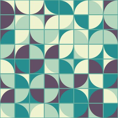 Soyut Geometrik Desen üretken hesaplama sanatı çizimi